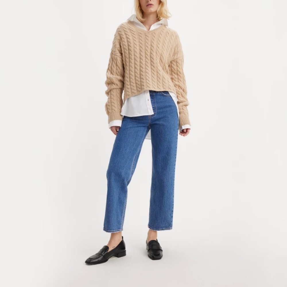 Levis ribcage straight ankle